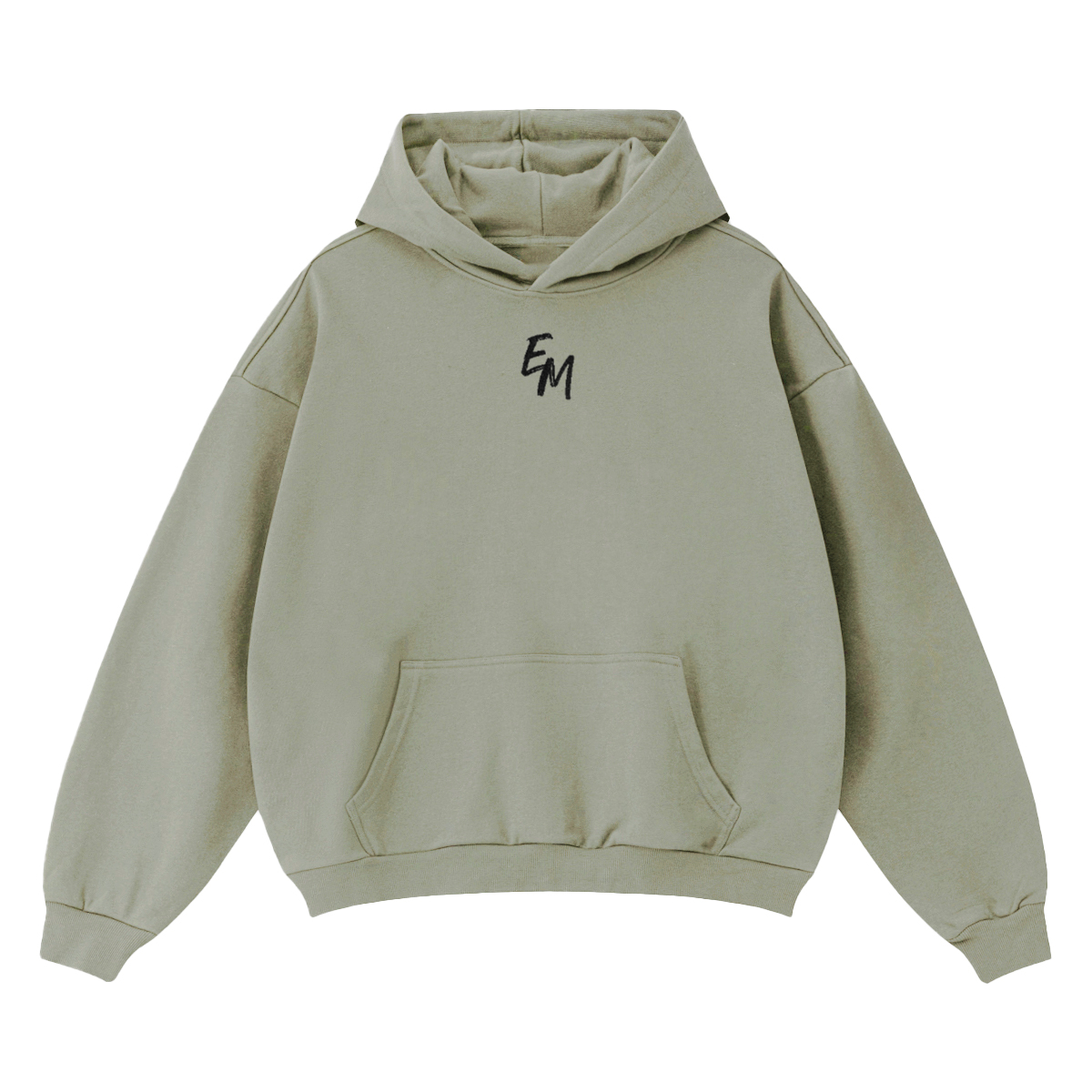"LIVE WITH PASSION" Oversize Fleeced Hoodie