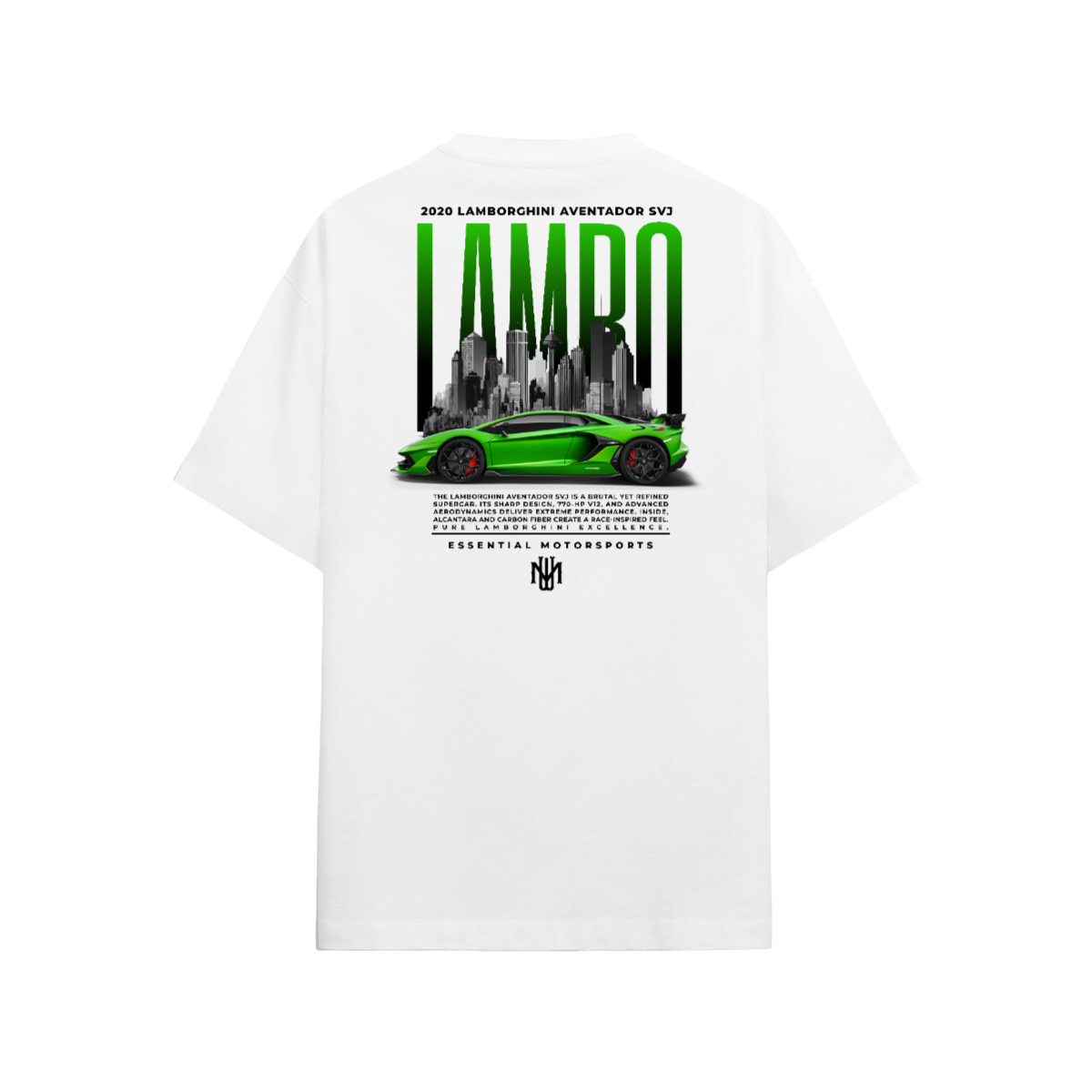 "SVJ" Oversized Tee