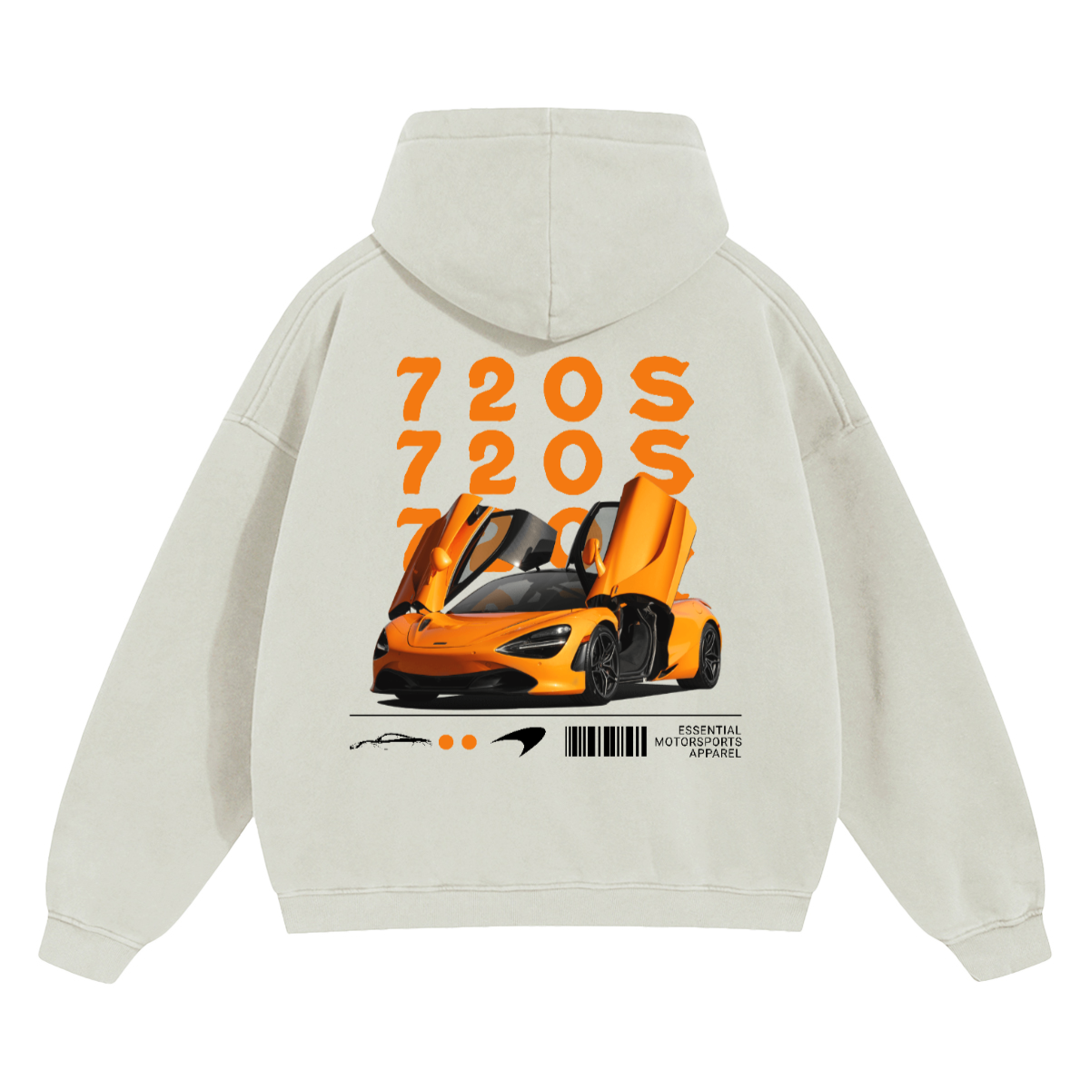 "720S" Oversize Fleeced Hoodie