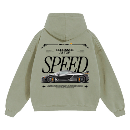 "P1" Oversize Fleeced Hoodie