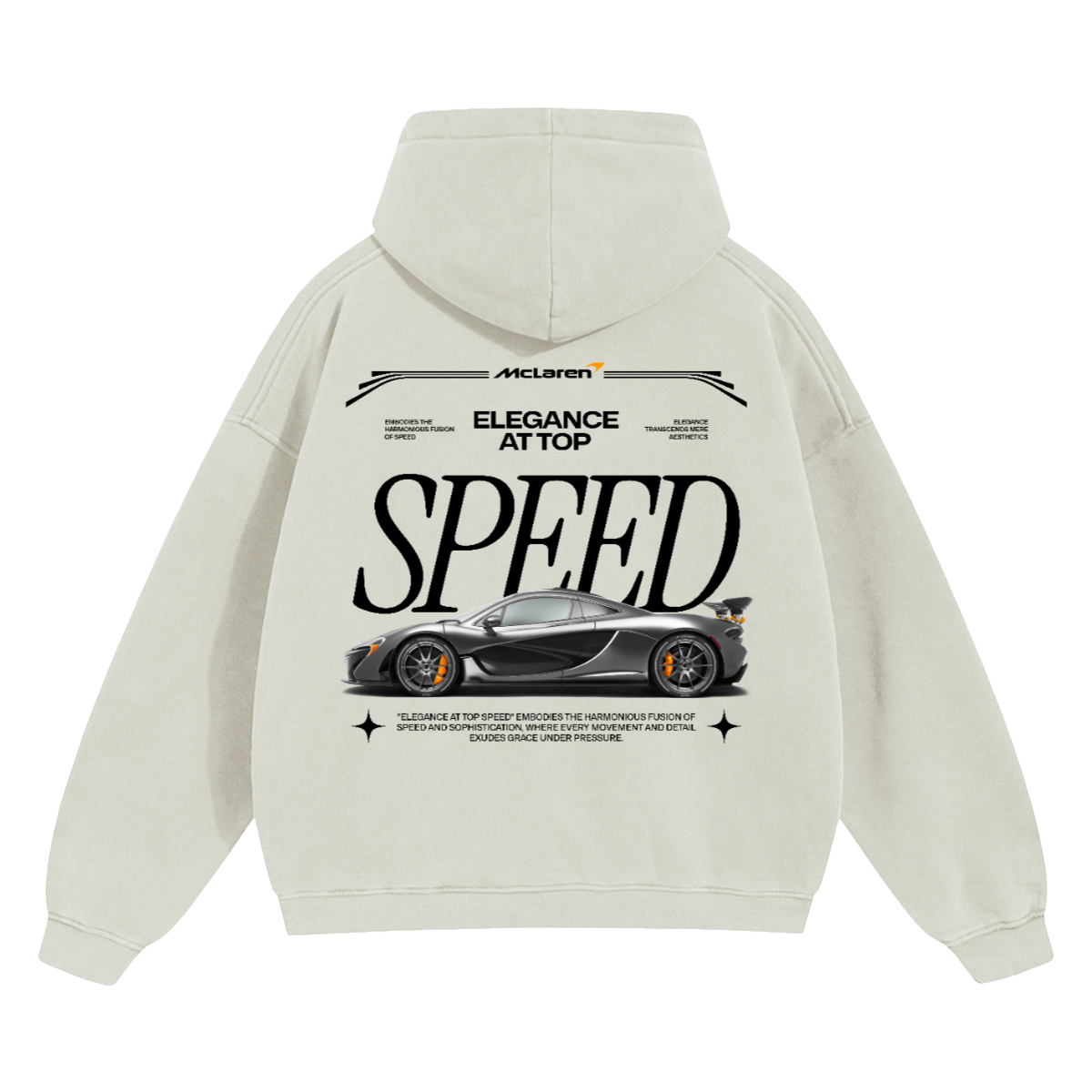 "P1" Oversize Fleeced Hoodie