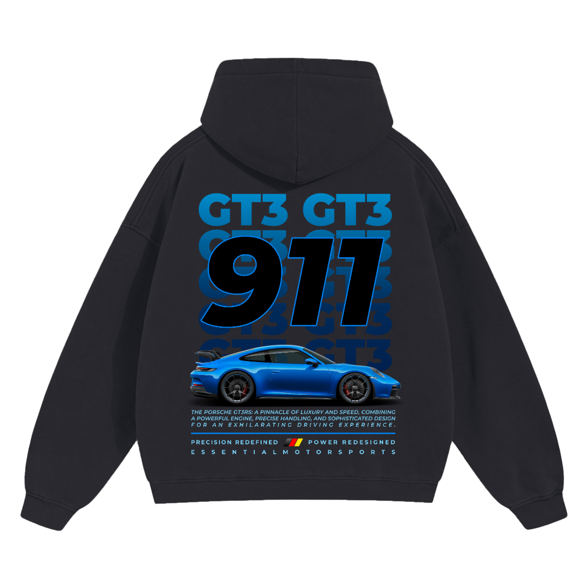 "GT3" Oversize Fleeced Hoodie