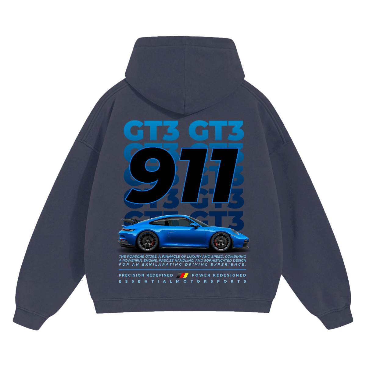 "GT3" Oversize Fleeced Hoodie