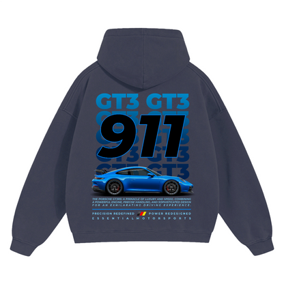 "GT3" Oversize Fleeced Hoodie