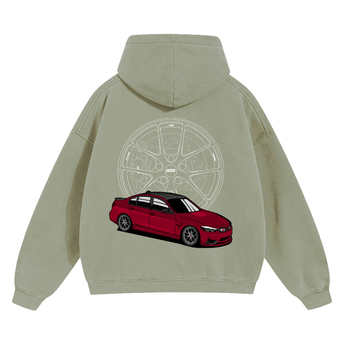 "EM x F80DEE" Oversized Hoodie