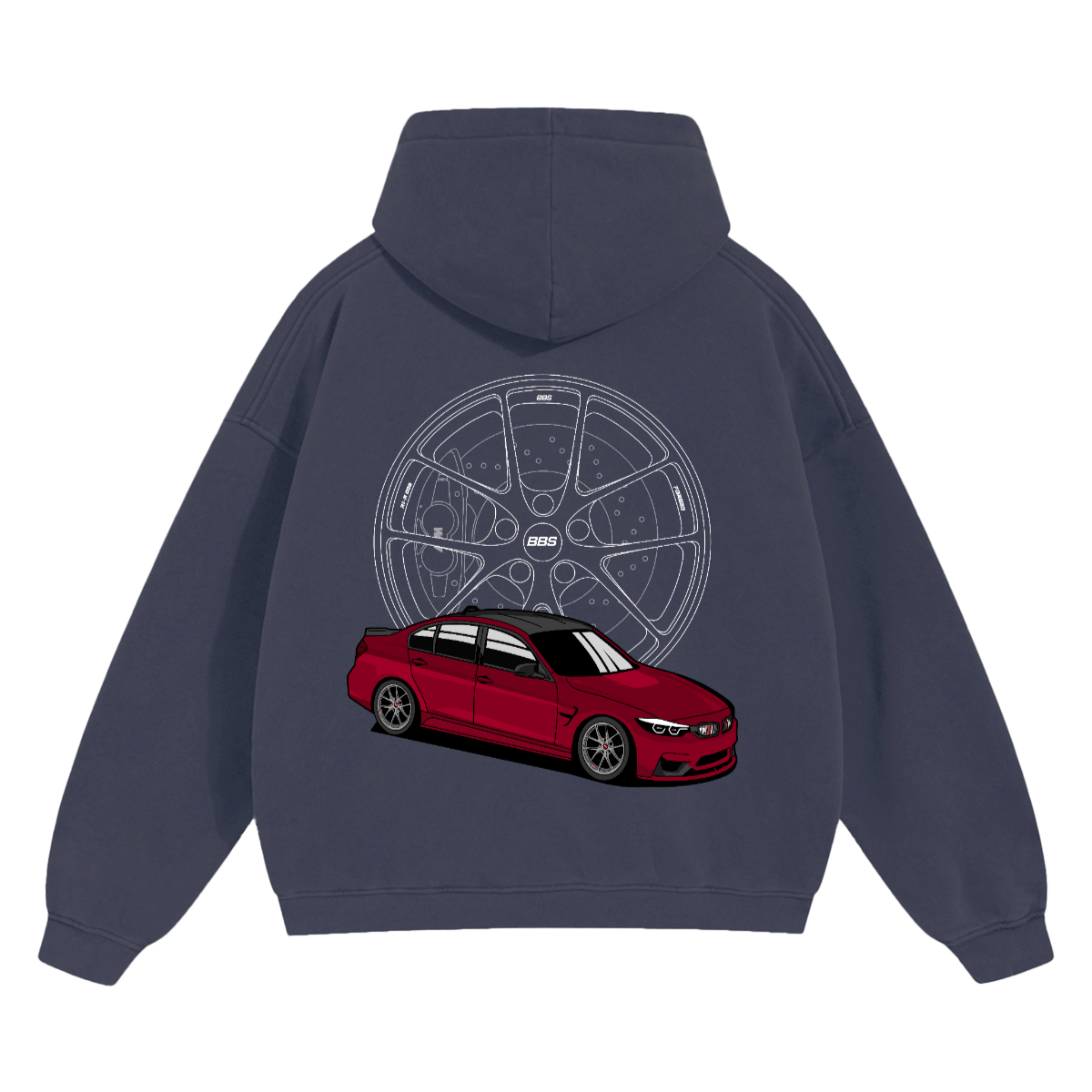"EM x F80DEE" Oversized Hoodie