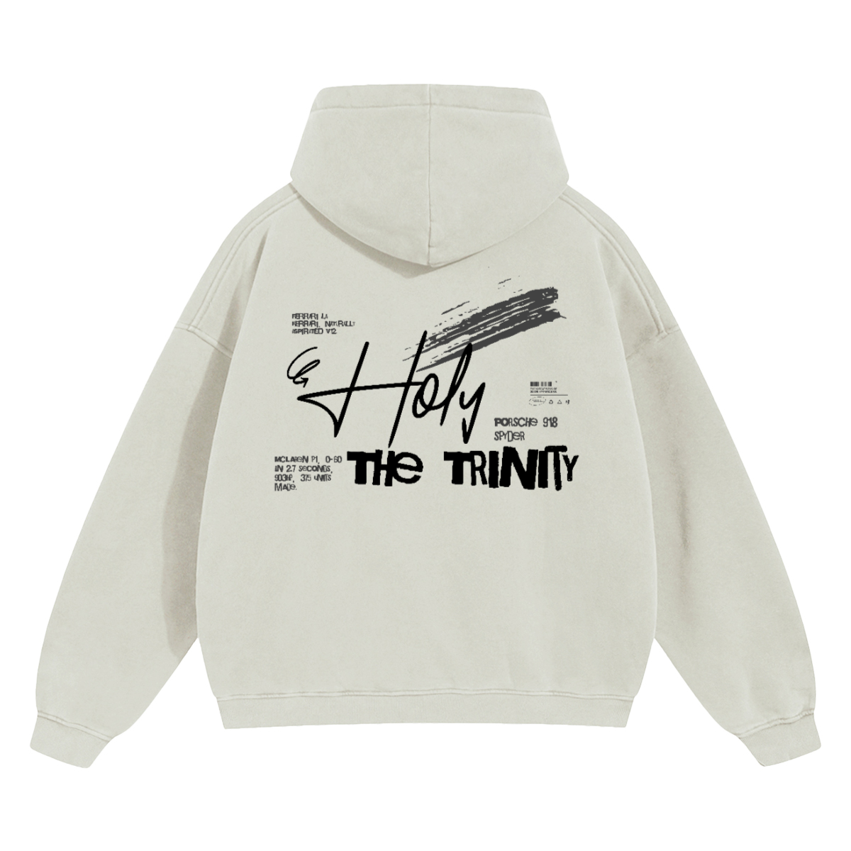 "HOLY TRINITY" Oversized Hoodie