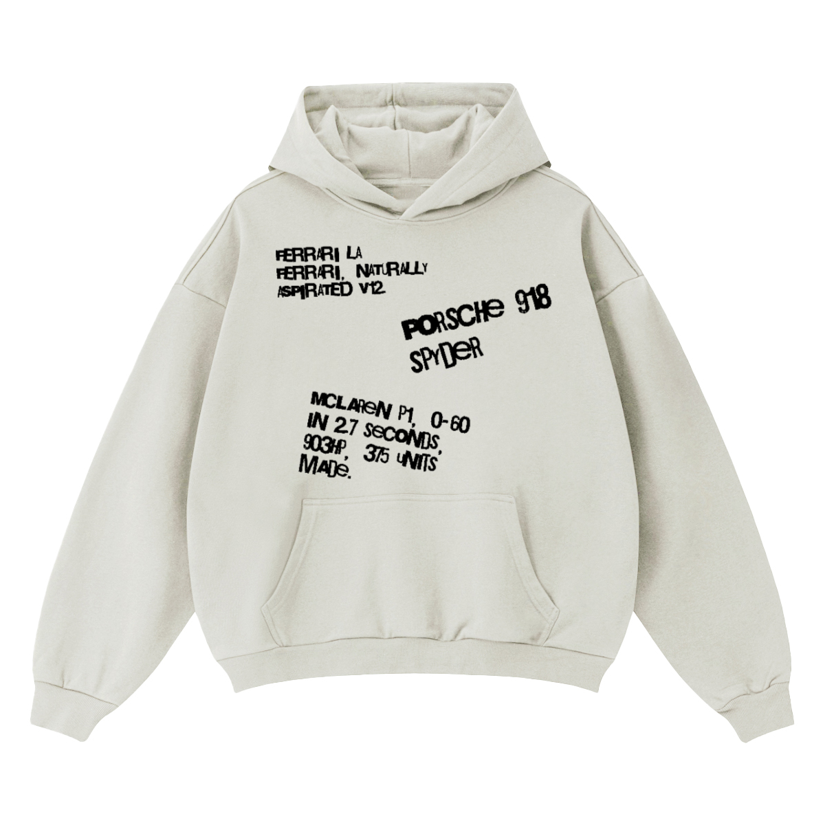 "HOLY TRINITY" Oversized Hoodie