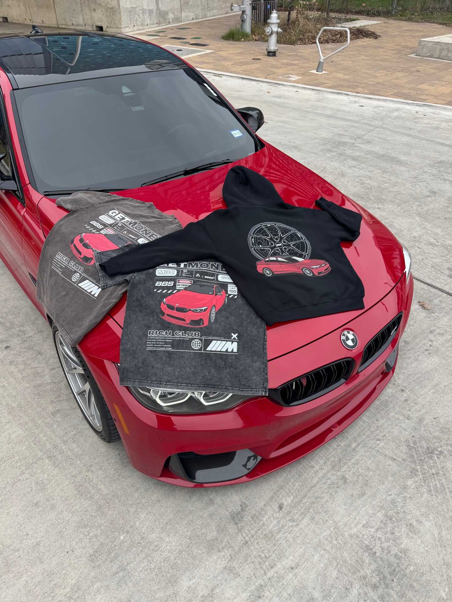 EM x F80DEE Oversize Snow Washed Tee