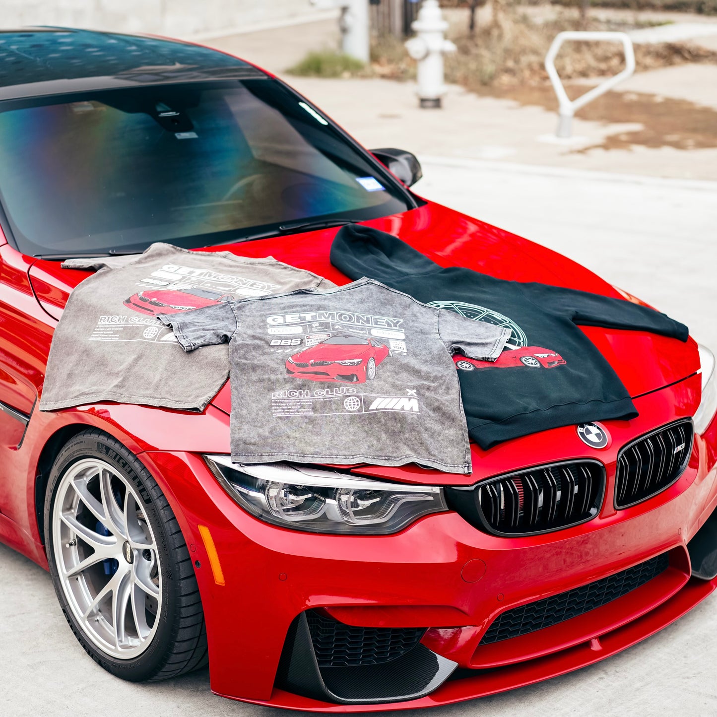 EM x F80DEE Oversize Snow Washed Tee